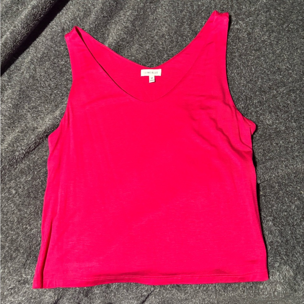 HOT PINK TANK TOP